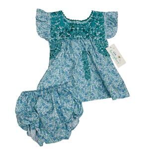 NWT Six Honeybees 24M Sutton Boomer Set in Blue